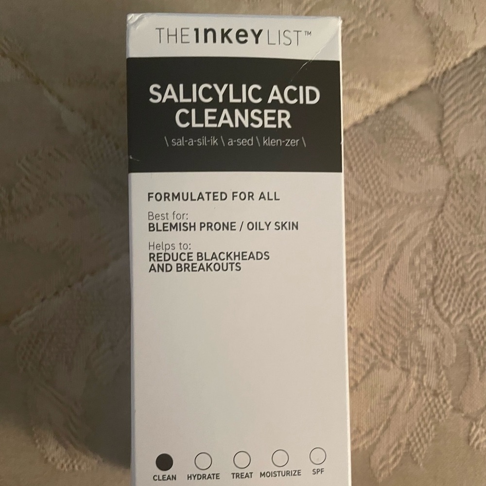 NIB The Inkey List Salicylic Acid Cleanser 5 oz
